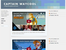 Tablet Screenshot of captainwaycool.com